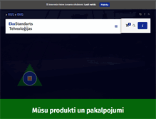 Tablet Screenshot of ekostandarts.lv